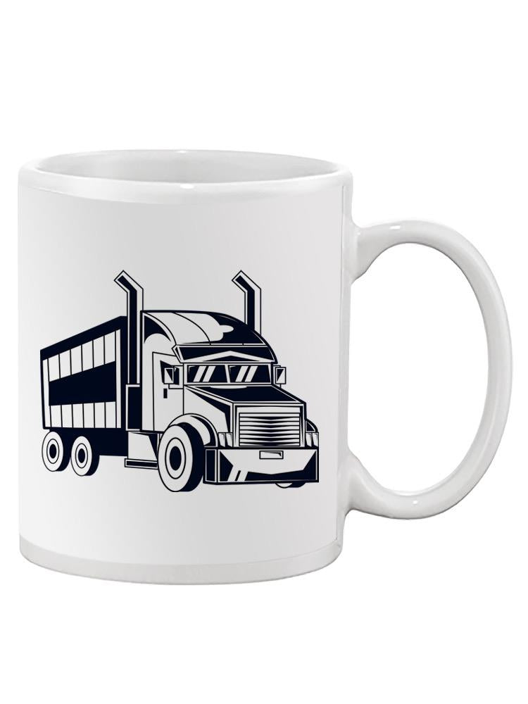 American Semi Truck Mug -SPIdeals Designs