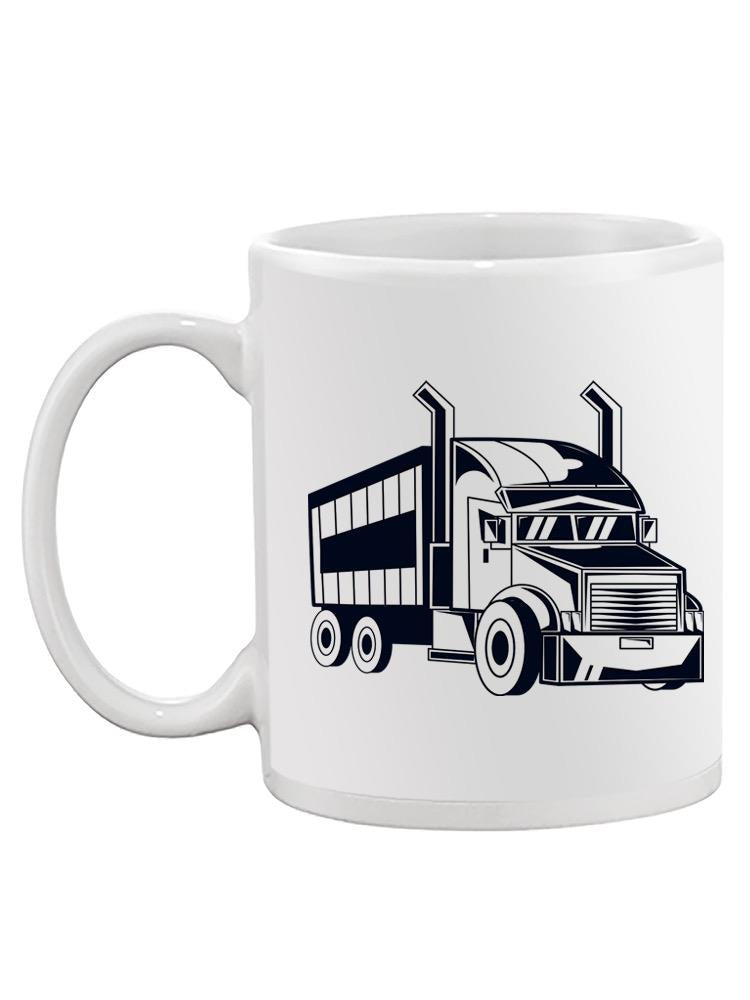 American Semi Truck Mug -SPIdeals Designs