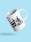 American Semi Truck Mug -SPIdeals Designs