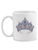 Blue Crown Mug -SPIdeals Designs