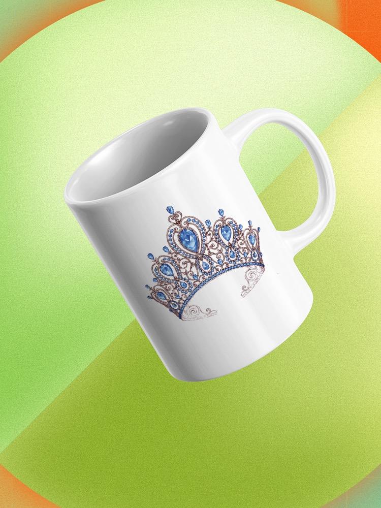 Blue Crown Mug -SPIdeals Designs