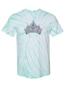 Blue Crown Tie Dye Tee -SPIdeals Designs