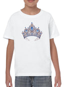 Blue Crown T-shirt -SPIdeals Designs