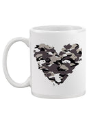 Camouflage Heart Mug -SPIdeals Designs