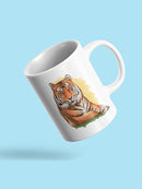 Laying Down Lion Mug -SPIdeals Designs