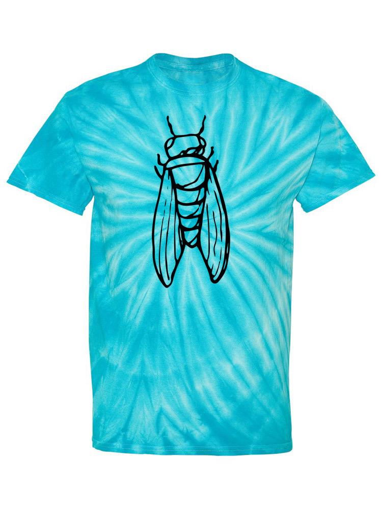Cicada Sketch Tie Dye Tee -SPIdeals Designs