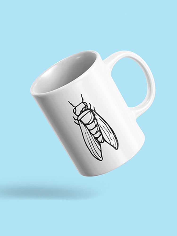 Cicada Sketch Mug -SPIdeals Designs