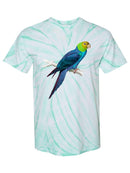 Watercolor Parrot Tie Dye Tee -SPIdeals Designs