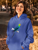 Watercolor Parrot Hoodie -SPIdeals Designs