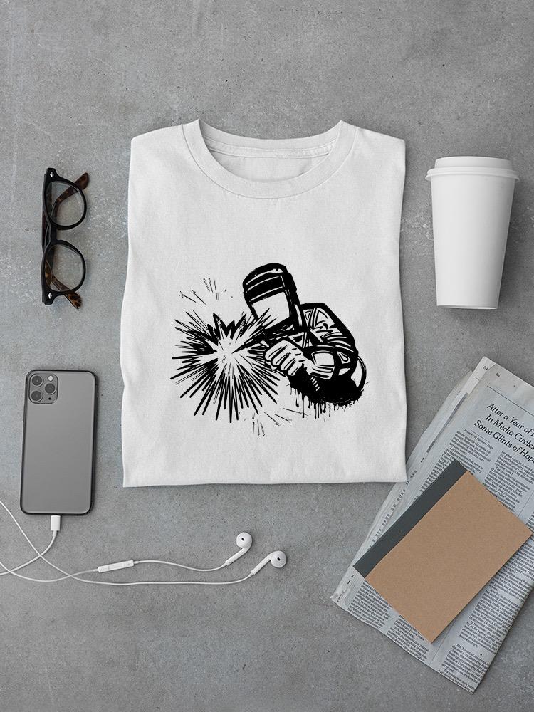 Welder At Work T-shirt -SPIdeals Designs