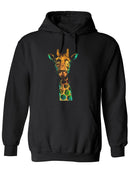 Portrait Of A Giraffe Hoodie -SPIdeals Designs