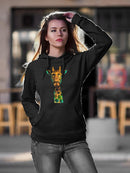 Portrait Of A Giraffe Hoodie -SPIdeals Designs