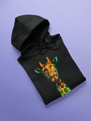 Portrait Of A Giraffe Hoodie -SPIdeals Designs