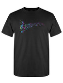 Musical Notes In Line T-shirt -SPIdeals Designs
