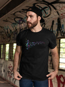 Musical Notes In Line T-shirt -SPIdeals Designs