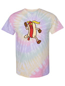 Martial Arts Hot Dog Tie Dye Tee -SPIdeals Designs