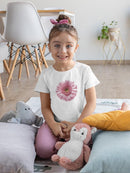 Pink Daisy Flower T-shirt -SPIdeals Designs