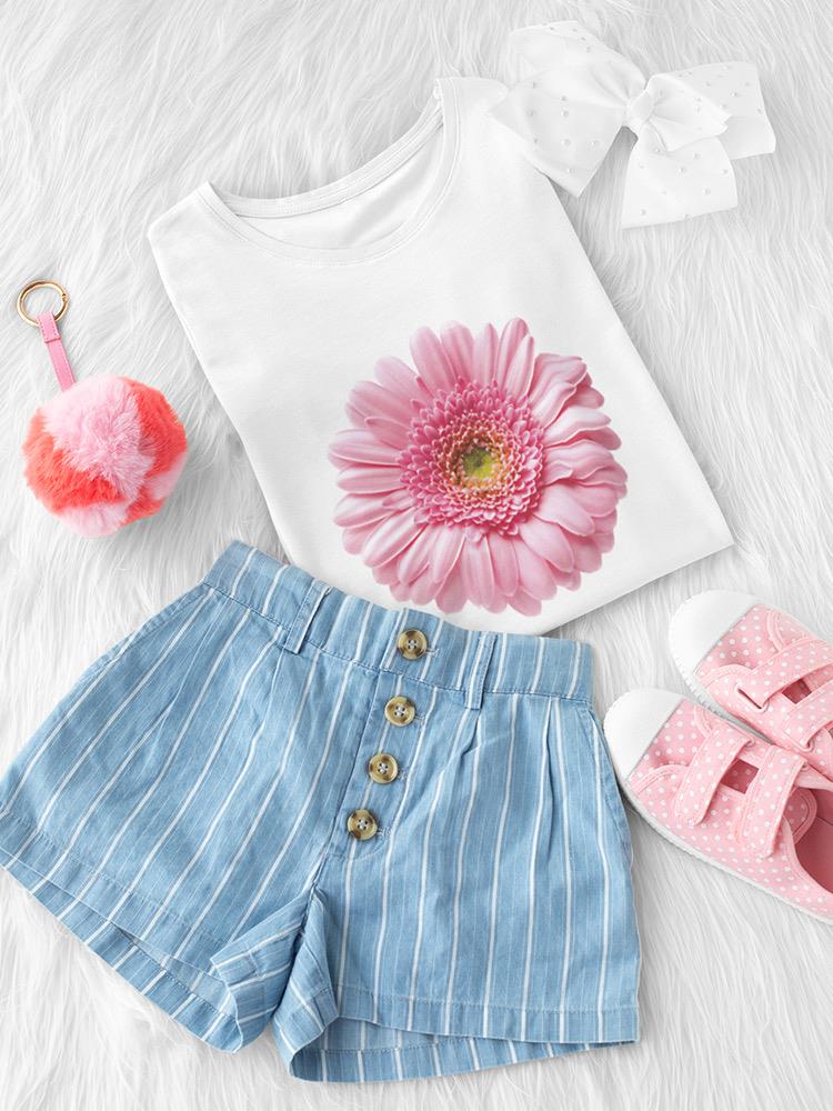 Pink Daisy Flower T-shirt -SPIdeals Designs