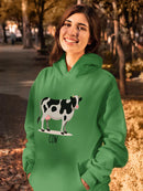 Cow. Hoodie -SPIdeals Designs