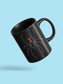Black Spider Mug -SPIdeals Designs