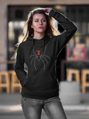 Black Spider Hoodie -SPIdeals Designs