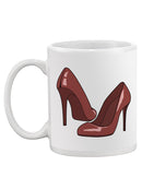 High Heels Leopard Shoes Mug -SPIdeals Designs