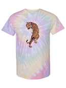 Tiger Portrait Tie Dye Tee -SPIdeals Designs