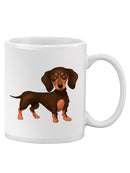 Cute Dachshund Drawing Mug -SPIdeals Designs