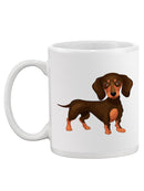 Cute Dachshund Drawing Mug -SPIdeals Designs