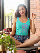 Neon Horse Outline Racerback Tank -SPIdeals Designs