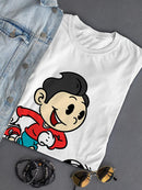 Young Boy Playing Soccer T-shirt -SPIdeals Designs