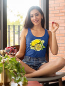 Lemon Racerback Tank -SPIdeals Designs