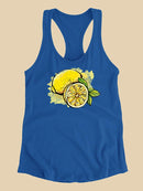 Lemon Racerback Tank -SPIdeals Designs