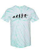 Tennis Player Evolution Tie Dye Tee -SPIdeals Designs