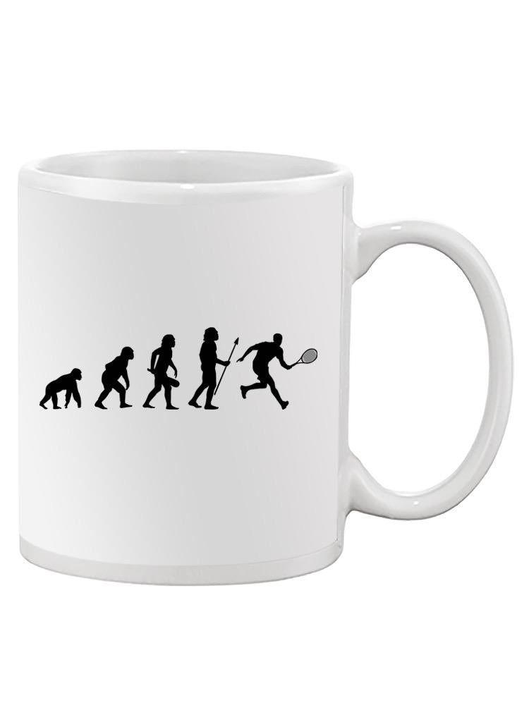 Tennis Player Evolution Mug -SPIdeals Designs