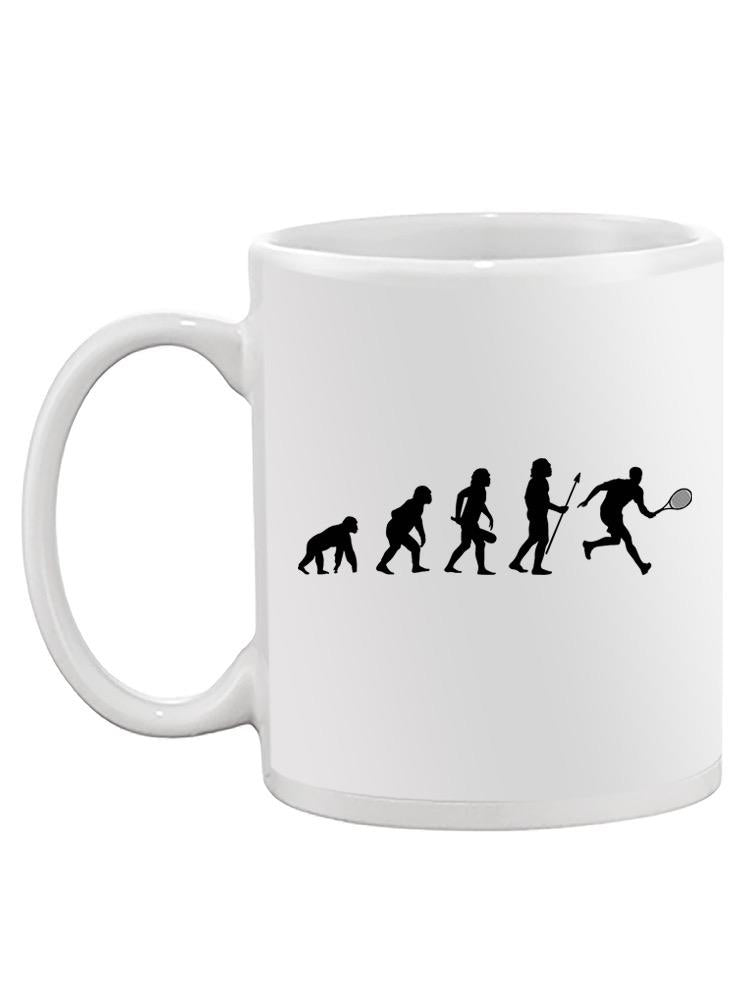 Tennis Player Evolution Mug -SPIdeals Designs
