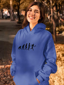 Tennis Player Evolution Hoodie -SPIdeals Designs