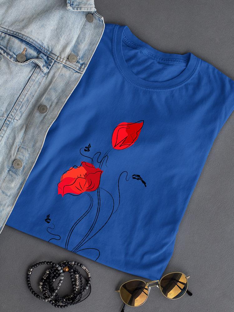 Poppies T-shirt -SPIdeals Designs