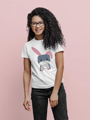 Bunny With Hero Costume T-shirt -SPIdeals Designs