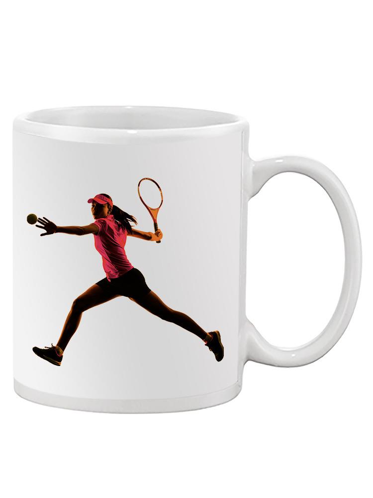 Tennis Woman Mug -SPIdeals Designs