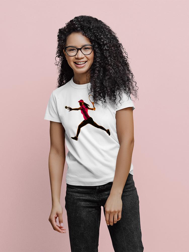 Tennis Woman T-shirt -SPIdeals Designs