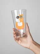 Cute Guinea Pig In Blue Glasses Pint Glass -SPIdeals Designs