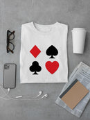 Poker Suits T-shirt -SPIdeals Designs