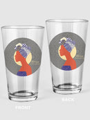 African Woman Fashion Pint Glass -SPIdeals Designs