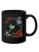 Hummingbird And Flowers. Mug -SPIdeals Designs