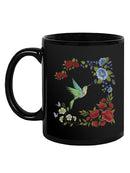 Hummingbird And Flowers. Mug -SPIdeals Designs