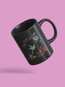 Hummingbird And Flowers. Mug -SPIdeals Designs