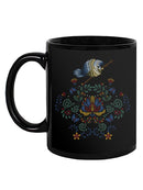 Bird And Pattern Mug -SPIdeals Designs