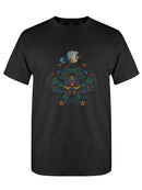 Bird And Pattern T-shirt -SPIdeals Designs