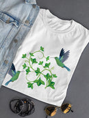 Hummingbirds And Plants T-shirt -SPIdeals Designs